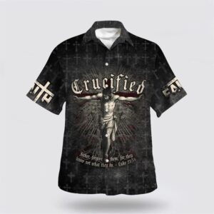 Christian Hawaiian Shirt, Crucified Crucifixion Of…