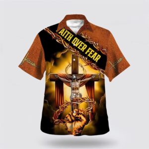 Christian Hawaiian Shirt, Crucifixion Of Jesus…