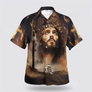 Christian Hawaiian Shirt, Crucifixion Of Jesus…