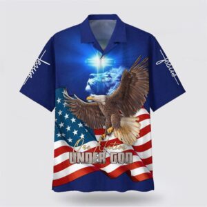 Christian Hawaiian Shirt, Eagle American One…