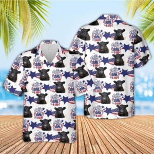 Farm Hawaiian Shirt, Belted Galloway American…