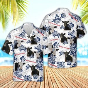 Farm Hawaiian Shirt, Belted Galloway American…