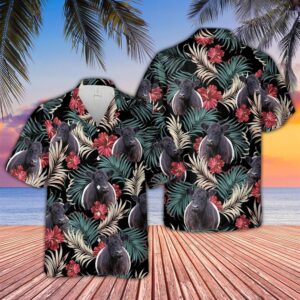 Farm Hawaiian Shirt, Belted Galloway Dark…