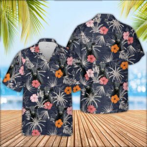 Farm Hawaiian Shirt, Black Angus Cattle…