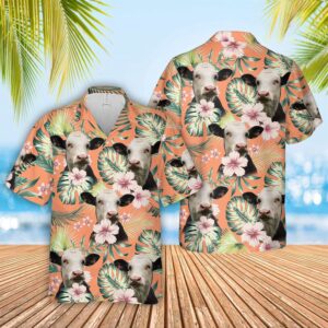 Farm Hawaiian Shirt, Black Baldy Summer…