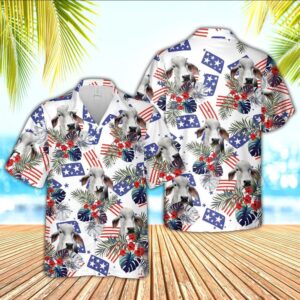 Farm Hawaiian Shirt, Brahman American Little…