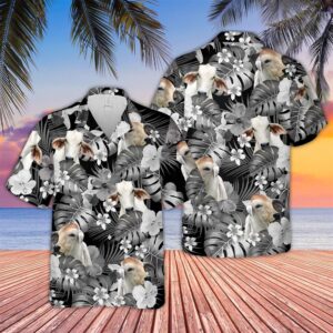 Farm Hawaiian Shirt, Brahman Cattle Grey…