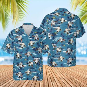 Farm Hawaiian Shirt, Brahman Cattle Hawaiian…