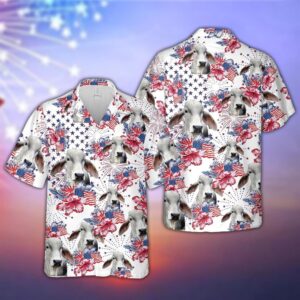 Farm Hawaiian Shirt, Brahman Cattle Us…