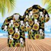 Farm Hawaiian Shirt, Brahman Sunflower Hawaiian Shirt 2023, Animal Hawaiian Shirt