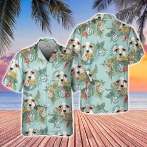 Farm Hawaiian Shirt, Brahman Tropical Flowers…