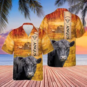 Farm Hawaiian Shirt, Cattle Breed All…