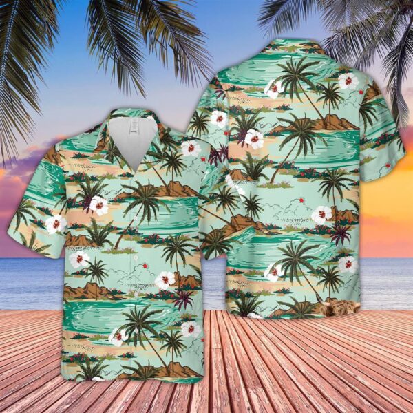 Farm Hawaiian Shirt, Customized Flower Pattern 04 Trucker 3D Hawaiian Shirt, Animal Hawaiian Shirt