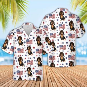 Farm Hawaiian Shirt, Dachshund American Flag…