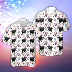 Farm Hawaiian Shirt, Dexter American Flag…