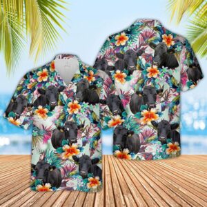 Farm Hawaiian Shirt, Dexter Colorful Leaf…