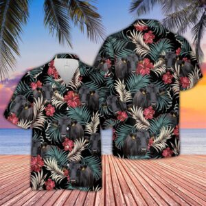 Farm Hawaiian Shirt, Dexter Dark Red…