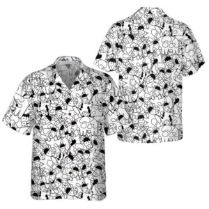 Farm Hawaiian Shirt Funny Cow Doodle Pattern All Printed 3D Hawaiian Shirt Animal Hawaiian Shirt 3 mozuuz.jpg