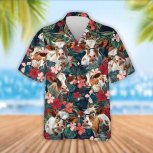 Farm Hawaiian Shirt, Funny Dexter Red…