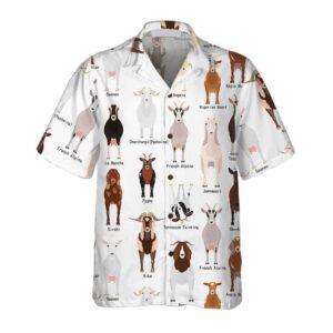 Farm Hawaiian Shirt, Goat Breeds All…