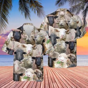 Farm Hawaiian Shirt, Herd Of Sheep…