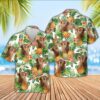 Farm Hawaiian Shirt, Highland Cattle Pineapple Pattern 3D Hawaiian Shirt, Animal Hawaiian Shirt