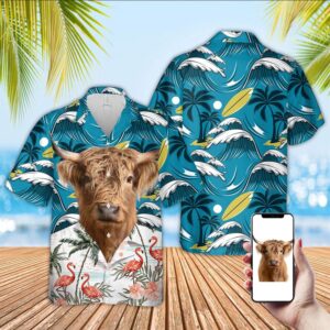 Farm Hawaiian Shirt, Highland Funny Hawaiian…