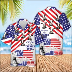 Farm Hawaiian Shirt, Holstein Are Men…