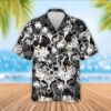 Farm Hawaiian Shirt, Holstein Cattle Palm Tree Pattern Hawaiian Shirt, Summer Gift, Animal Hawaiian Shirt