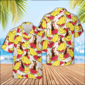 Farm Hawaiian Shirt, Horse Face Fruit…