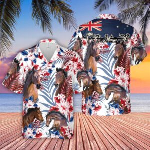 Farm Hawaiian Shirt, Horse Lovers Australia…