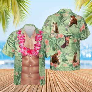 Farm Hawaiian Shirt, Horse Lovers Funny…