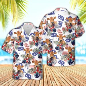 Farm Hawaiian Shirt, Jersey American Little…