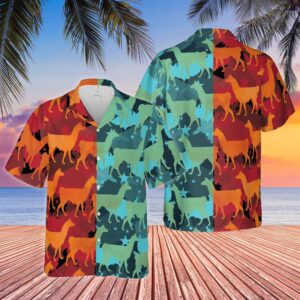 Farm Hawaiian Shirt, Llama Camo Hot…