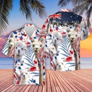 Farm Hawaiian Shirt, Llama Lovers Australia…