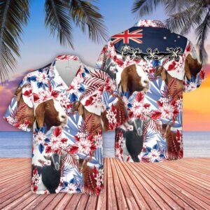 Farm Hawaiian Shirt, Nubian Goat Lovers…