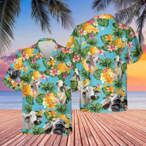 Farm Hawaiian Shirt, Pineapple Hawaiian Theme…