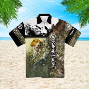 Farm Hawaiian Shirt, Rabbit Hunter In…