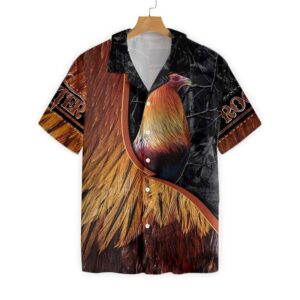 Farm Hawaiian Shirt, Rooster On The…