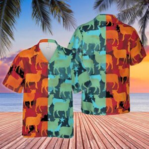 Farm Hawaiian Shirt, Sheep Camo Hot…