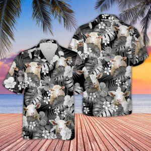 Farm Hawaiian Shirt, Sheep Grey 3D…