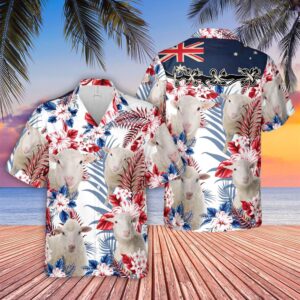 Farm Hawaiian Shirt, Sheep Lovers Australia…