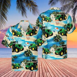 Farm Hawaiian Shirt, Tractor On The…