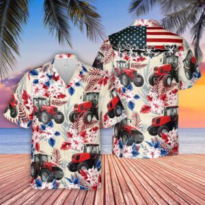 Farm Hawaiian Shirt, Tractor Pattern Us…