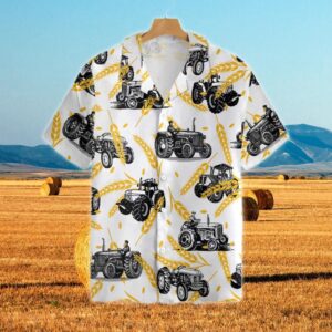 Farm Hawaiian Shirt, Tractors Wheats All…