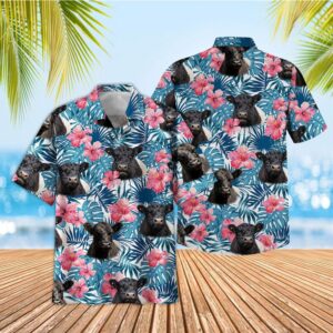 Farm Hawaiian Shirt, Tropical Belted Galloway…