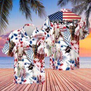 Farm Hawaiian Shirt, United States Flag…