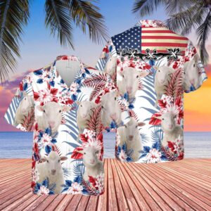 Farm Hawaiian Shirt, United States Flag…