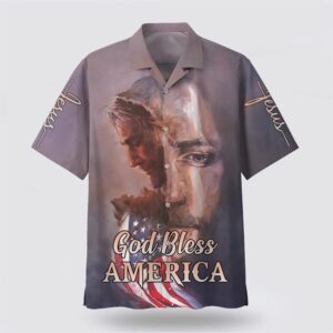 Christian Hawaiian Shirt, God Bless America…