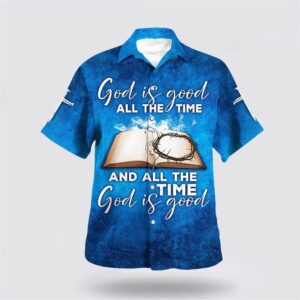 Christian Hawaiian Shirt, God Is Good…